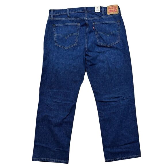 Levis 559 Relaxed Straight Jeans Mens 40x30 Zip Fly Dark Wash Blue Denim NEW - Picture 2 of 7